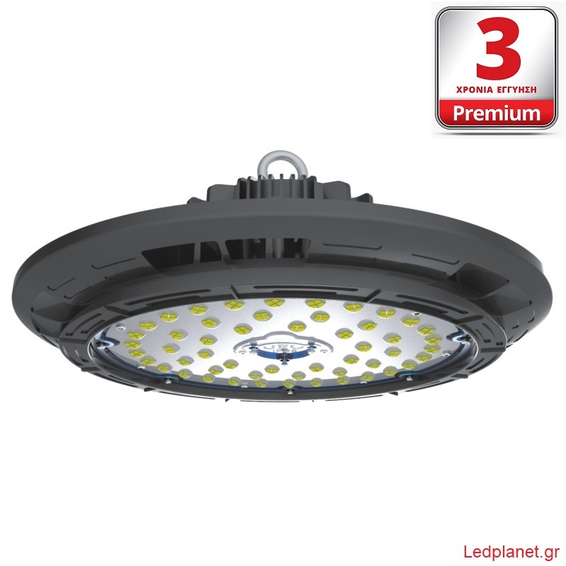 150W Φωτιστικό Καμπάνα LED High BAY Βιομηχανικού Βαρέως Τύπου Φυσικό Λευκό 4000K IP65 (Εγγύηση 3 χρόνια)