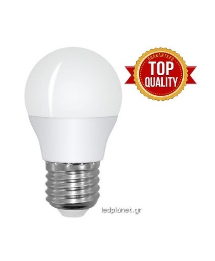 Epistar LED Λάμπα Σφαιρική 8W E27 Θερμό Λευκό 2700Κ Κορυφαίας Ποιότητας