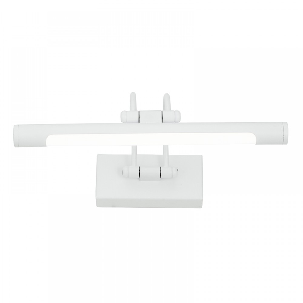 Λευκή Απλίκα Πίνακα LED 4W 30cm Μεταλλική Θερμό Λευκό 3000Κ