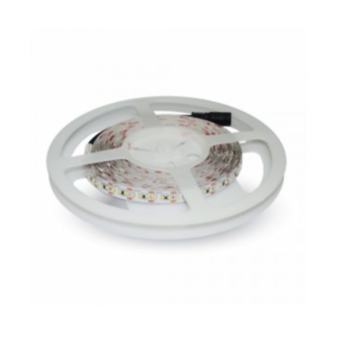 Led ταινία 7.2W (9.6W) 12V SMD3528-120 LEDs IP20 V-TAC Θερμό Φως IP65 Αδιάβροχη (5 μέτρα)