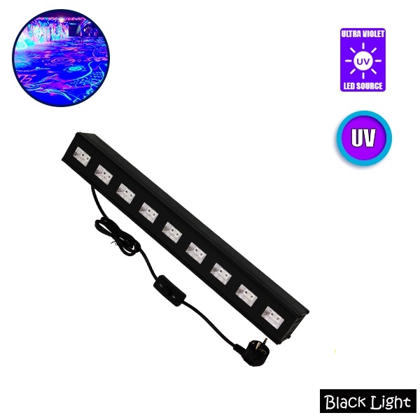 UV LED Μπάρα Φωτισμού 50cm 27W 230V Black Light