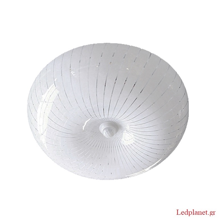 LED Πλαφονιέρα Οροφής 24W με Αισθητήρα Κίνησης 2160Lm Φυσικό Λευκό 4500Κ