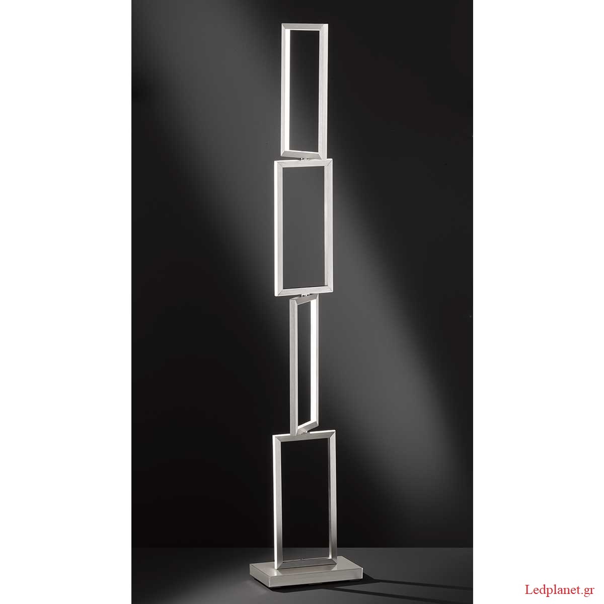 LED 40W Μεταλλικό Φωτιστικό Δαπέδου Brushed Aluminium 2700Lm 3000K (5 ΧΡΟΝΙΑ ΕΓΓΥΗΣΗ) - Image 2