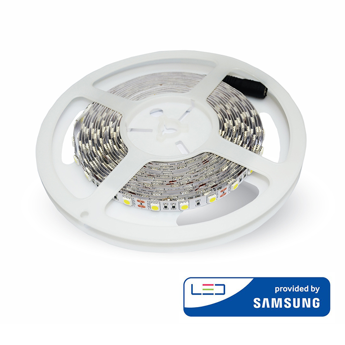 ΤΑΙΝΙΑ LED 15W 24V IP20 SAMSUNG CHIP ΨΥΧΡΟ ΛΕΥΚΟ 5 Χρόνια Εγγύηση (5 μέτρα)