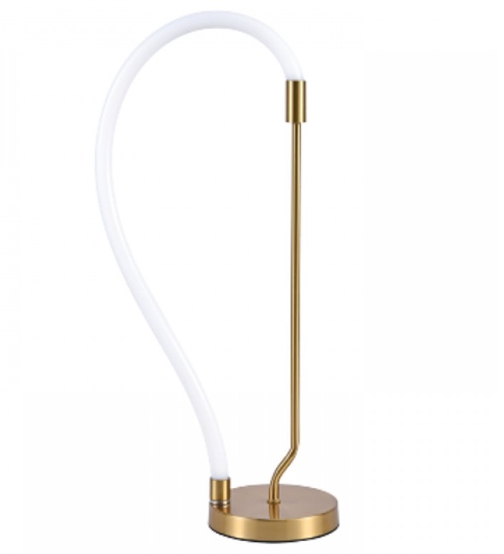 Χρυσαφί Επιτραπέζιο Φωτιστικό Led 18W Dimmable Θερμό Λευκό 3000Κ