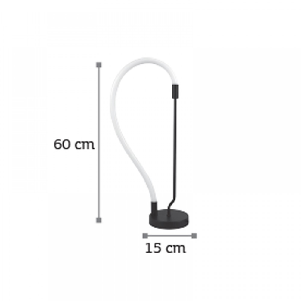 Χρυσαφί Επιτραπέζιο Φωτιστικό Led 18W Dimmable Θερμό Λευκό 3000Κ - Image 2