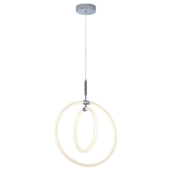 LED Νίκελ Ματ Φωτιστικό Κρεμαστό 35W 3500Lm 3000K