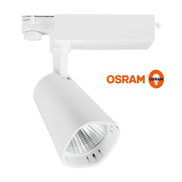 Λευκό LED 36W 3900lm Φωτιστικό Τριφασικής Ράγας Ουδέτερο Λευκό 4000Κ (Εγγύηση 5 Χρόνια)