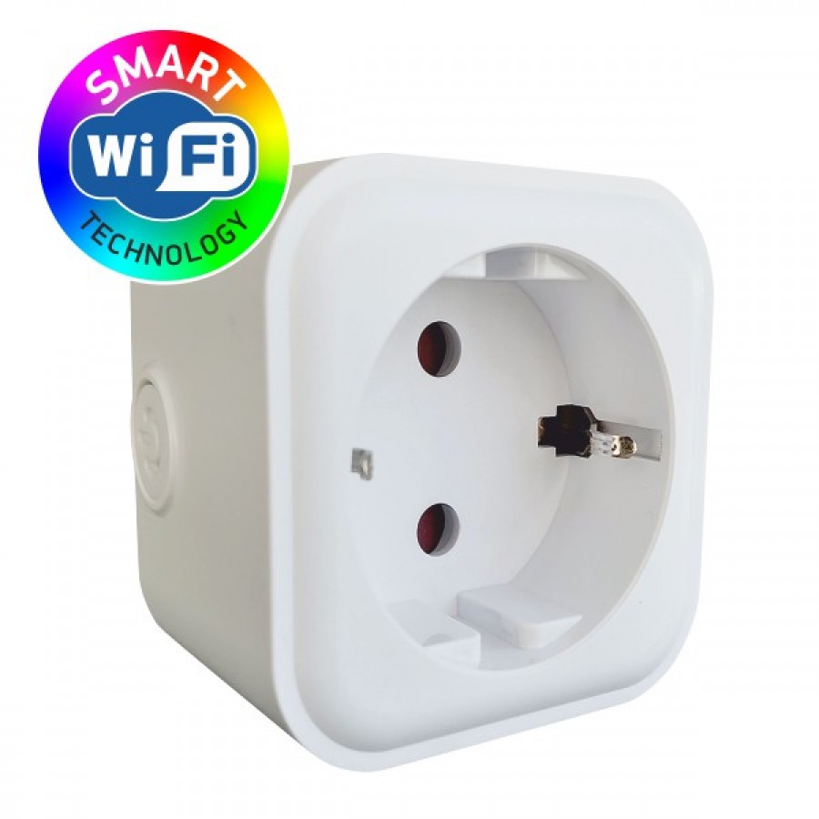WiFi Αντάπτορας με Διακόπτη και Προστασία Υπέρτασης