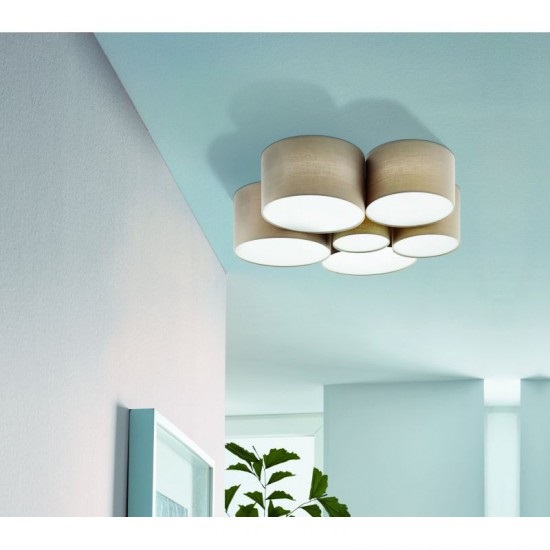 Πλαφονιέρα Πολύφωτη ø99cm 6x40W PASTORE Eglo - Image 2