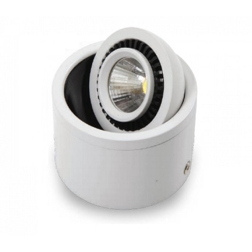 Led Cob Φωτιστικό Κινούμενο Στρογγυλό Επιφανείας 3W 230V