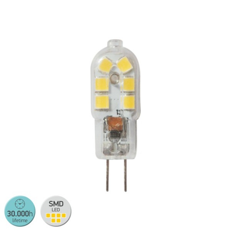 LED SMD Λαμπτήρας G4 2.5W Από Σιλικόνη 12V 3000K - Image 2