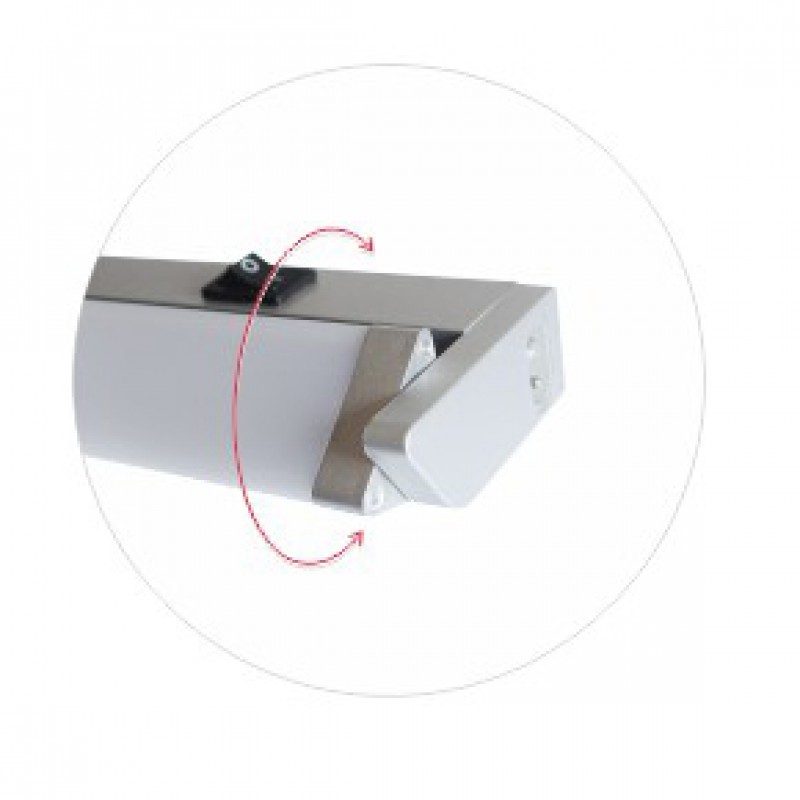 Epistar LED T5 Γραμμικό Έτοιμο Φωτιστικό Ντουλάπας 10W Δυνατότητα Περιστροφής Και Διακόπτη 55cm - Image 3
