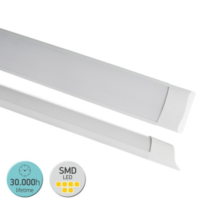 LED Γραμμικό Φωτιστικό Οβάλ 36W 120cm 85-265V