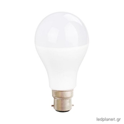 Λάμπα Led Bayonet B22 A60 7W σε Ενδιάμεσο Λευκό φως 4000K