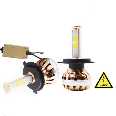 LED HID KIT H4 55 Watt 4500-5800 Lumen 9-32 Volt DC 6000K