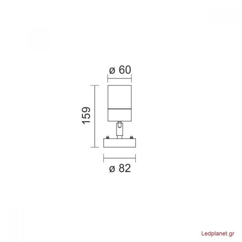 LED Απλίκα Εξωτερικού Χώρου Ανοξείδωτη 7W GU10 Αδιάβροχη IP44 - Image 2