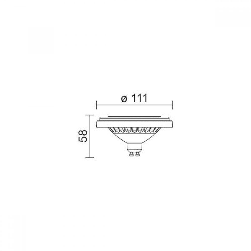 Σποτ LED Λάμπα AR111 GU10 15W 1300Lm 24° Ουδέτερο Λευκό 4000K - Image 2