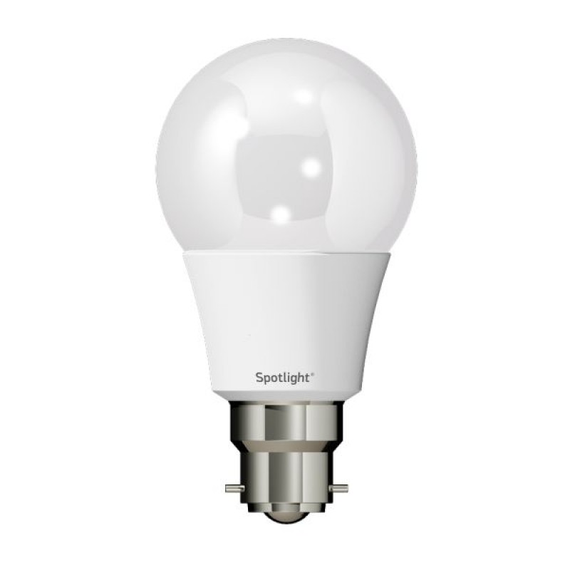 LED Λάμπα A60 Bayonet B22 10W 6000K