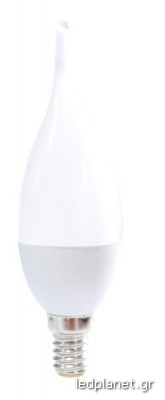 ORO Λάμπα Led Κεράκι Φλόγα E14 C30 5.2W σε Θερμό φως 3000K