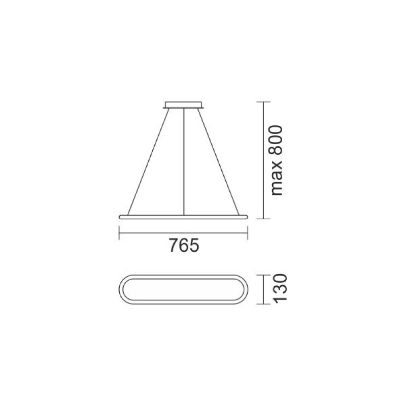 LED Φωτιστικό Οροφής Σε Λευκό Σώμα 36W SMD - Image 2