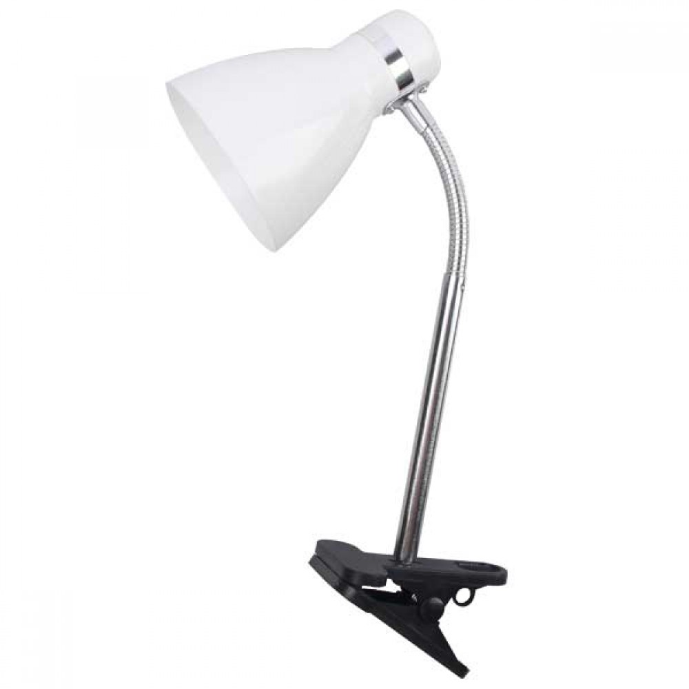 Φωτιστικό Γραφείου Με Κλιπ Λευκό 1x E27 LED 20W max