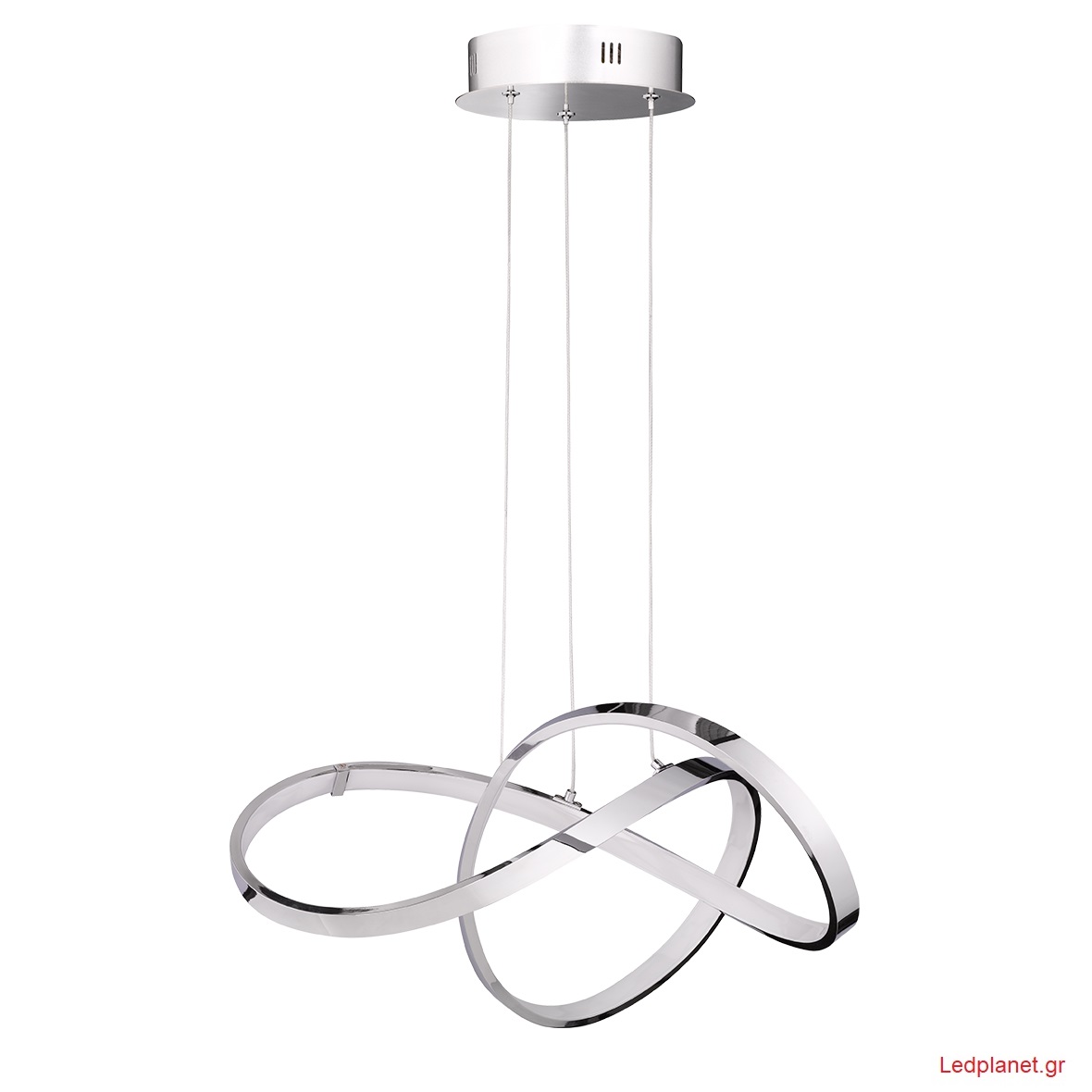 Κρεμαστό Φωτιστικό Οροφής LED 27W Ασημί 2700Lm Dimmable 3000K (5 ΧΡΟΝΙΑ ΕΓΓΥΗΣΗ)