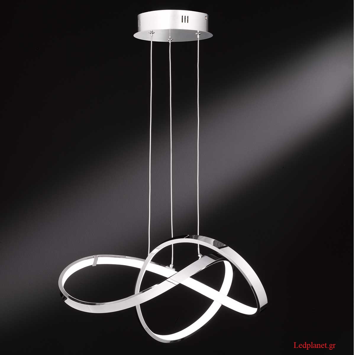 Κρεμαστό Φωτιστικό Οροφής LED 27W Ασημί 2700Lm Dimmable 3000K (5 ΧΡΟΝΙΑ ΕΓΓΥΗΣΗ) - Image 2