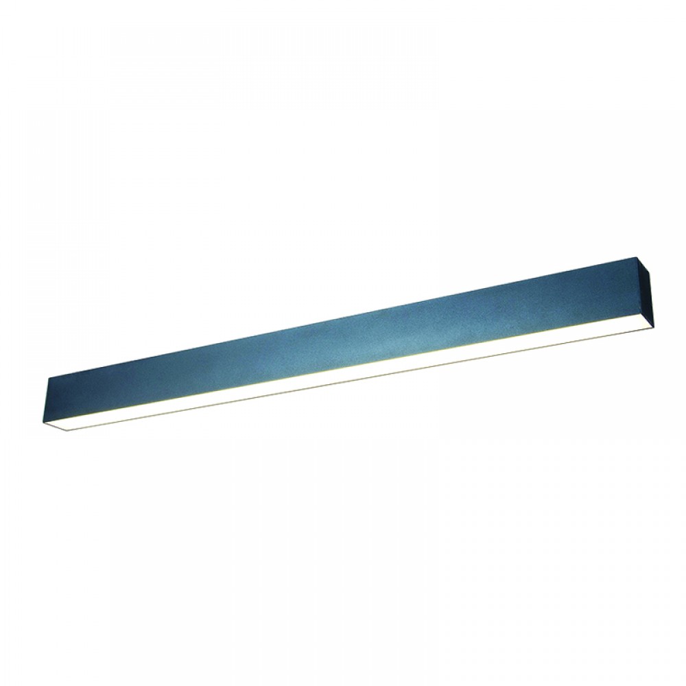 Μαύρο Γραμμικό Κρεμαστό Φωτιστικό LED 30W 90cm Αλουμίνιο Ουδέτερο Λευκό 4000Κ - Image 2