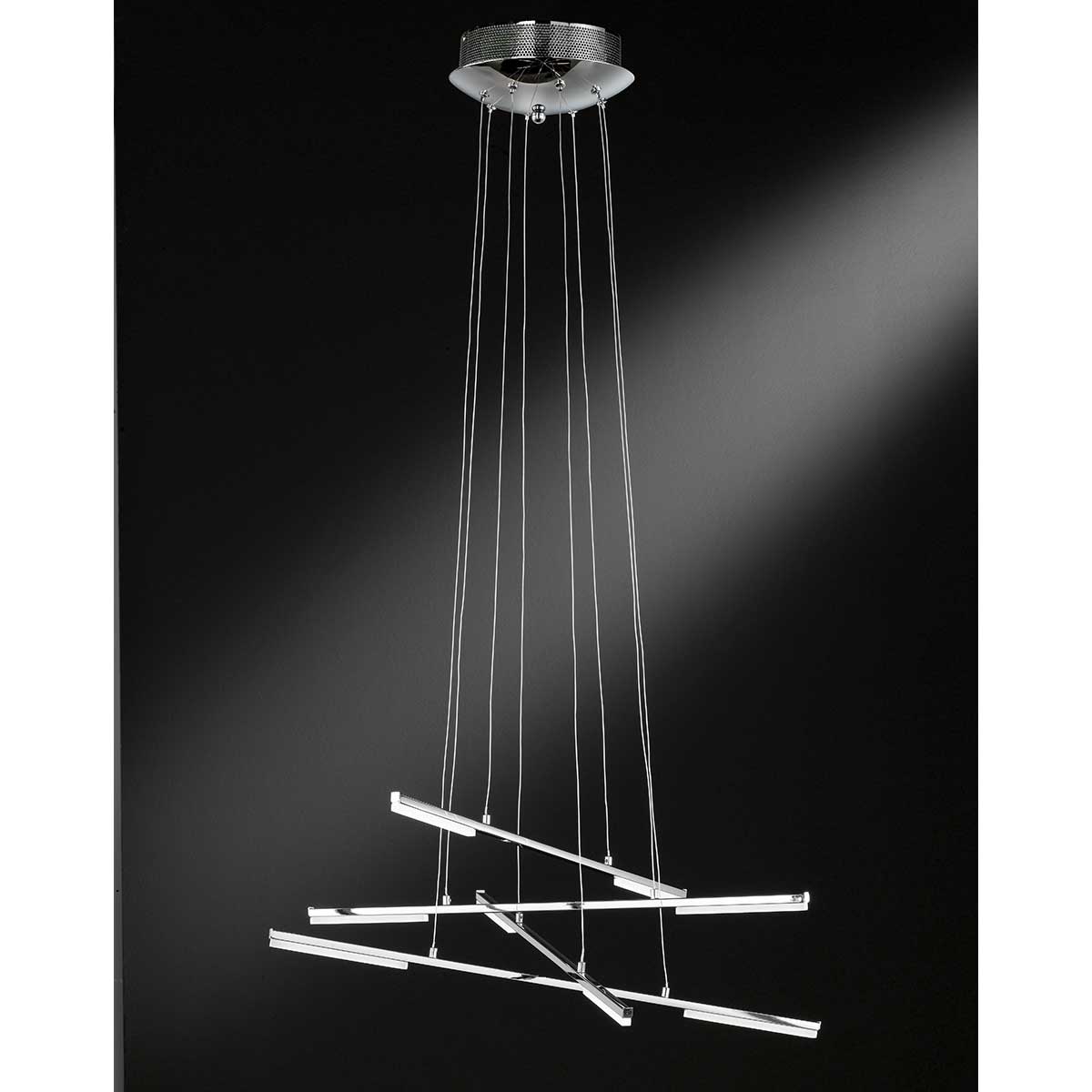 Φωτιστικό Οροφής LED 8X2,8W Χρώμιο 1400Lm 3000K (5 ΧΡΟΝΙΑ ΕΓΓΥΗΣΗ) - Image 2