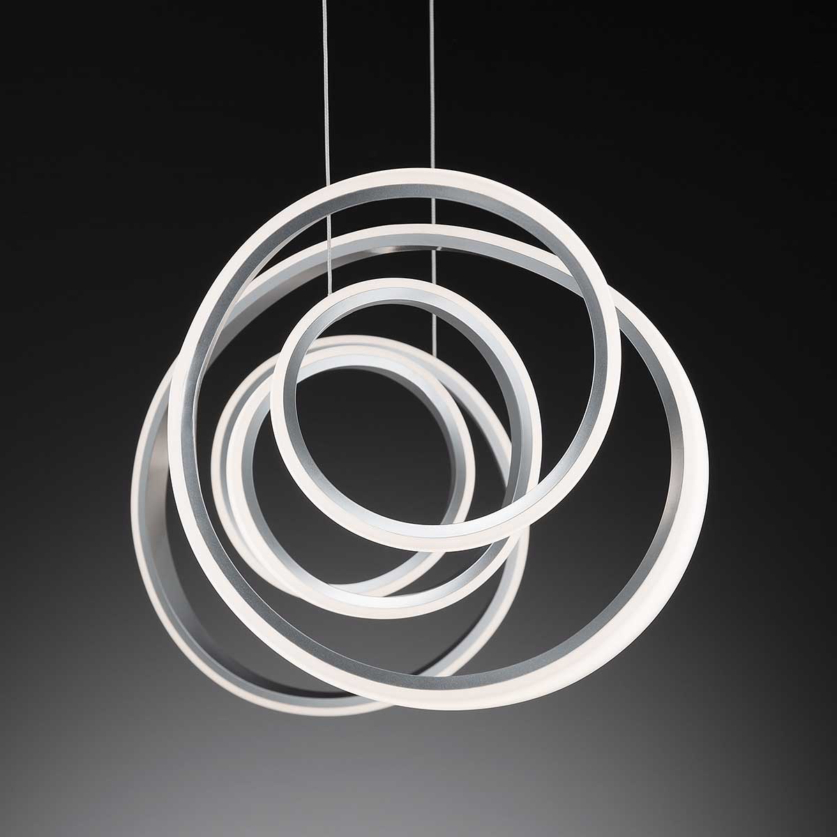 Φωτιστικό Οροφής LED 64W Brushed Aluminium 6300Lm Dimmable 3000K (5 ΧΡΟΝΙΑ ΕΓΓΥΗΣΗ) - Image 3