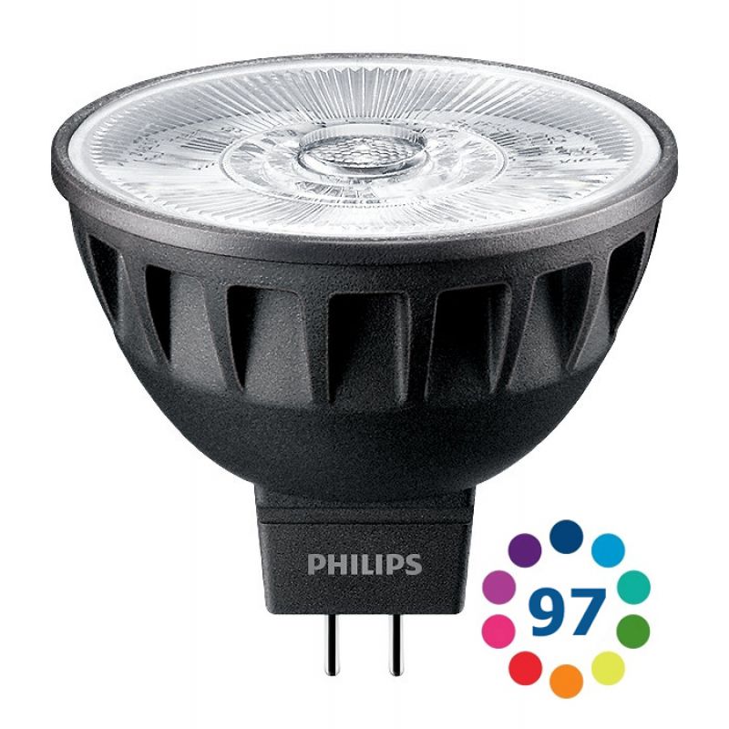LED Σποτ MR16 Dimmable CRI97 6.5W 10º 12V Philips Ουδέτερο λευκό 4000K