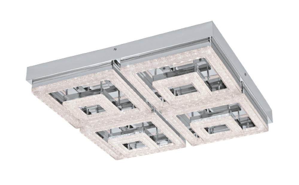 LED Φωτιστικό Τοίχου - Οροφής Με Κρύσταλλο 48W 5000 lm 3000K FRADELO Eglo