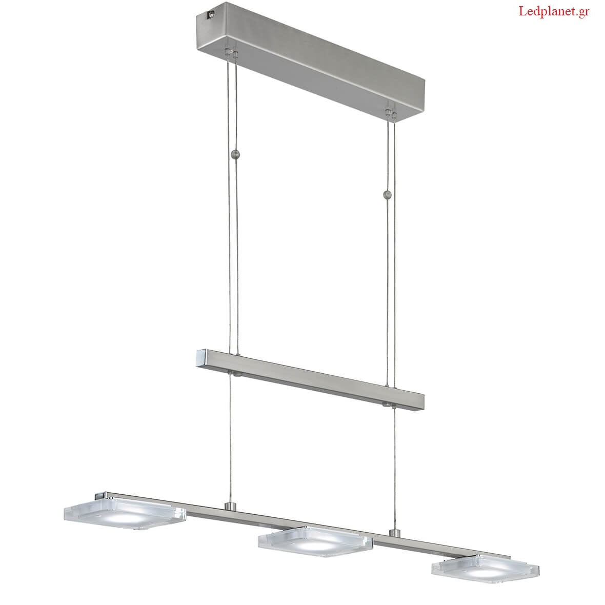 Φωτιστικό Οροφής LED 3X4,50W Νίκελ Μάτ 1080Lm (5 ΧΡΟΝΙΑ ΕΓΓΥΗΣΗ)
