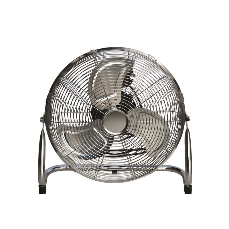 Ανεμιστήρας 90W Επιδαπέδιος Floor Fan Ασημένιος