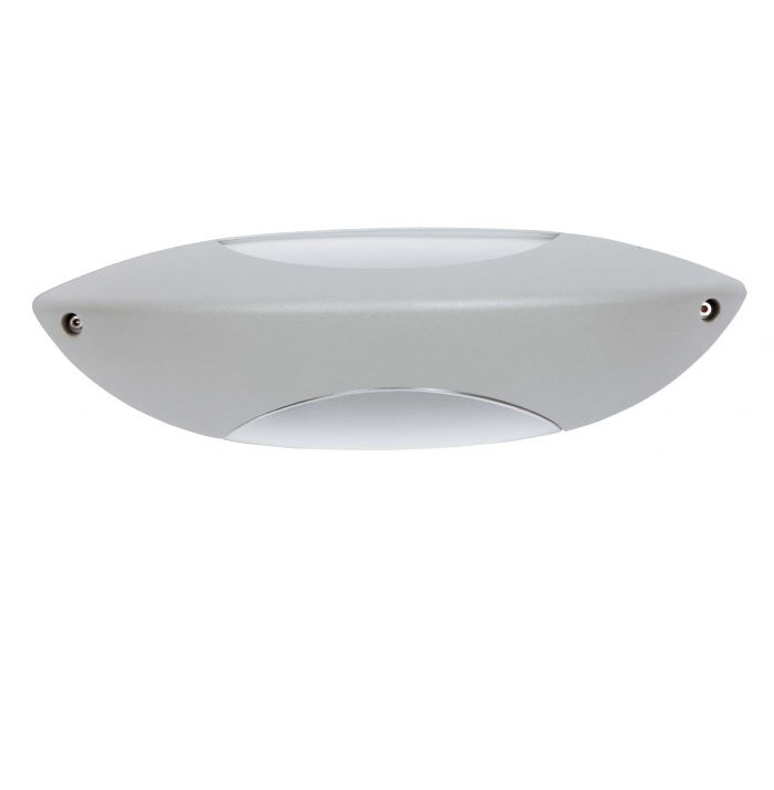 LED Απλίκα Τοίχου E27 IP54 Οριζόντιο Oval