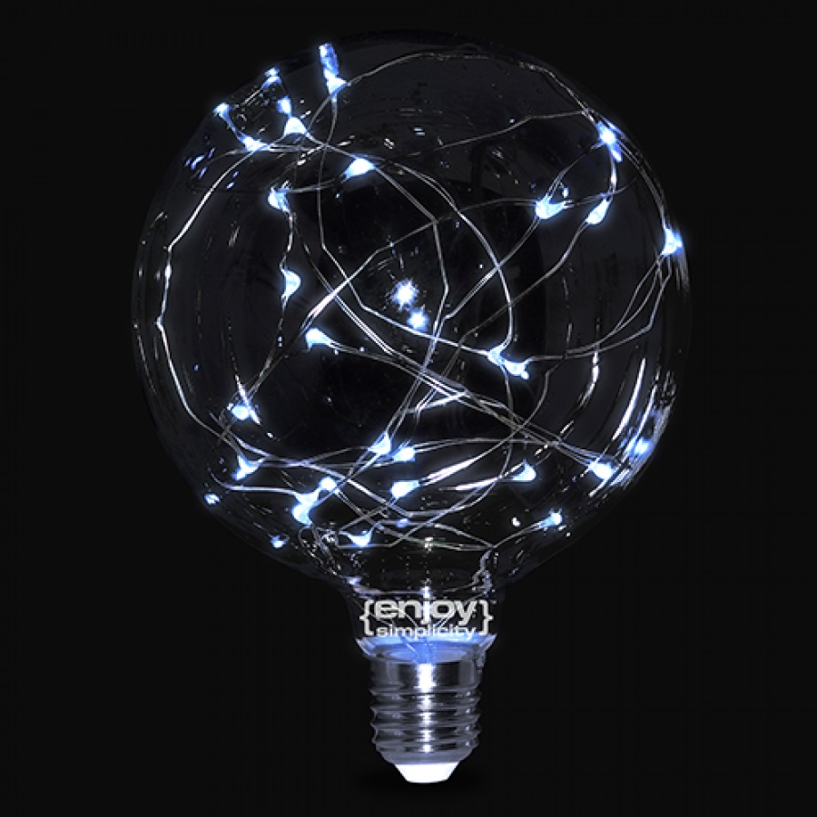 Γλόμπος Διακοσμητικός LED 1,5watt Ε27 G125 ΜΠΛΕ - Image 2