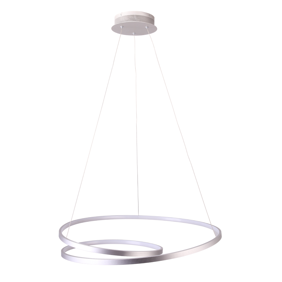 Ασημί Ματ Κρεμαστό Φωτιστικό Led 60W 4000K