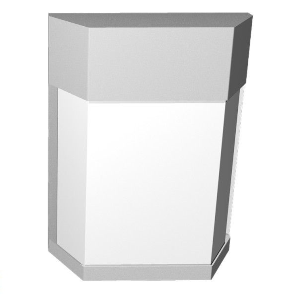 LED Απλίκα Τοίχου E27 IP44 Κάθετη