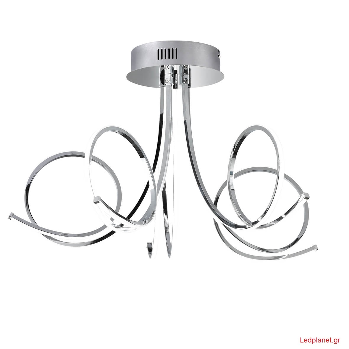 Φωτιστικό Οροφής LED 30W Αλουμίνιο Χρώμιο 2700Lm Dimmable 3000K (5 ΧΡΟΝΙΑ ΕΓΓΥΗΣΗ)