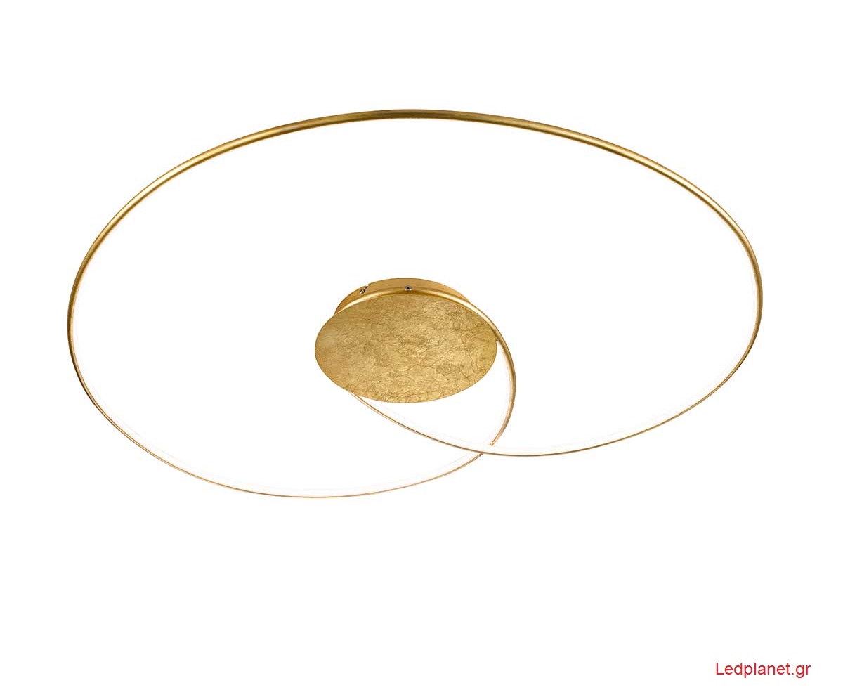 Φωτιστικό Οροφής LED 32W Χρυσό 3200Lm Dimmable 3000K (5 ΧΡΟΝΙΑ ΕΓΓΥΗΣΗ)