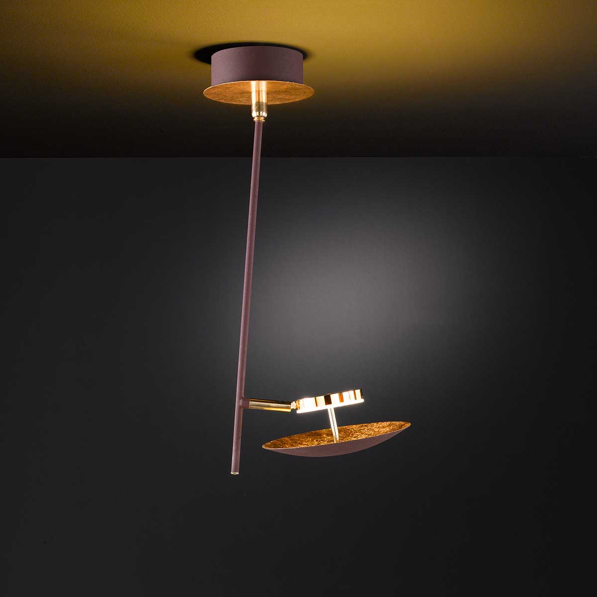 Φωτιστικό Οροφής LED 4,5W Χρυσό 400Lm 3000Κ (5 ΧΡΟΝΙΑ ΕΓΓΥΗΣΗ) - Image 2