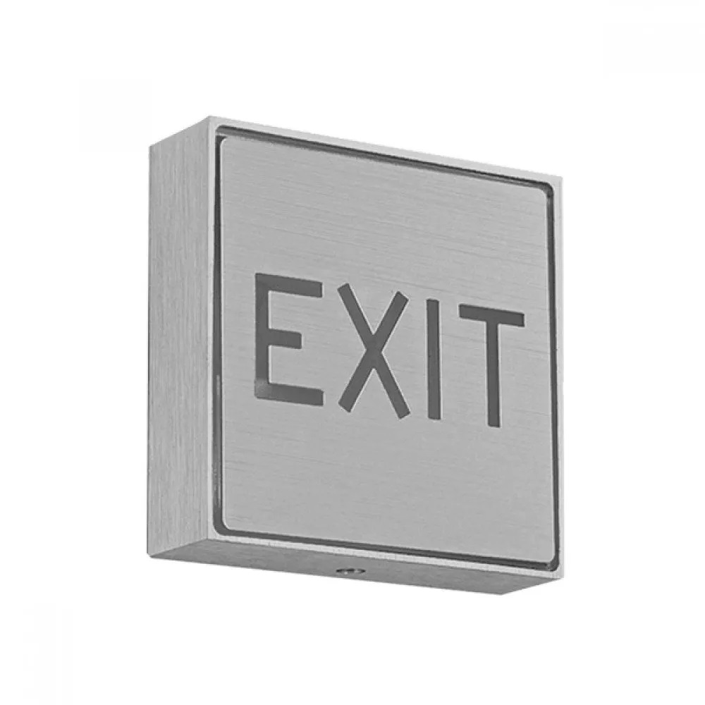 EXIT Φωτιστικό LED Ασφαλείας Αλουμίνιο με Επαναφορτιζόμενη Μπαταρία Λιθίου (Πράσινο Χρώμα)