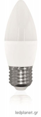 ORO Λάμπα Led Ε27 Κεράκι 6W σε Ψυχρό φως 6500K