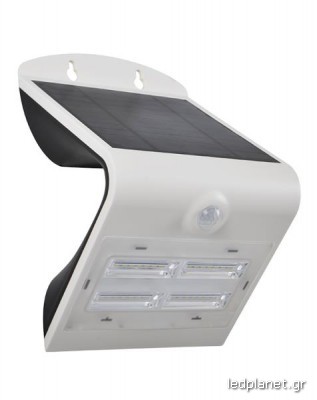 ORO LED Ηλιακό Φωτιστικό 3.2W 3000K ή 6000K με Ανιχνευτή Κίνησης