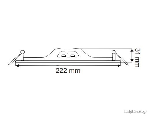 ORO 18W LED Στρογγυλό Χωνευτό Panel Σε Λευκό Χρώμα 120º Ενδιάμεσο Λευκό Φως 4000Κ - Image 2