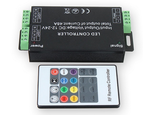 48A RGB Controller Ασύρματο RF 12V-576W 24V-1152W