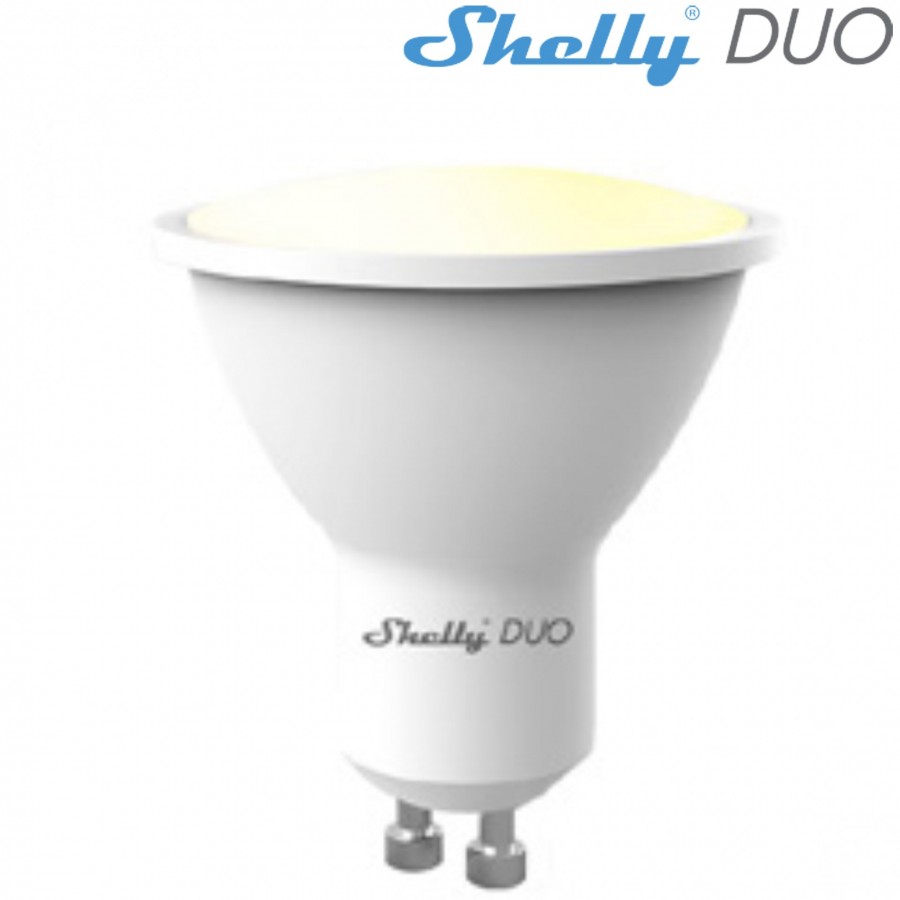WiFi Led Σποτ Λάμπα 5W GU10 Shelly DUO Dimmable 2700-6500K