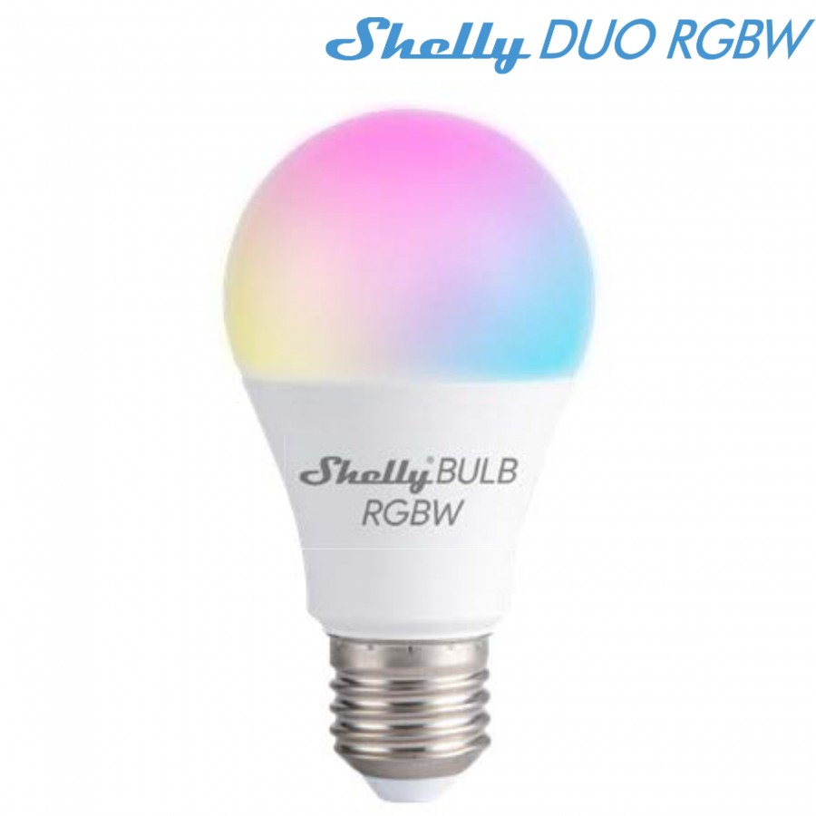 WiFi Led Λάμπα Shelly DUO A60 E27 Dimmable RGBW