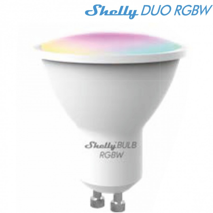 WiFi Led Σποτ Λάμπα 5W GU10 Shelly DUO Dimmable RGBW